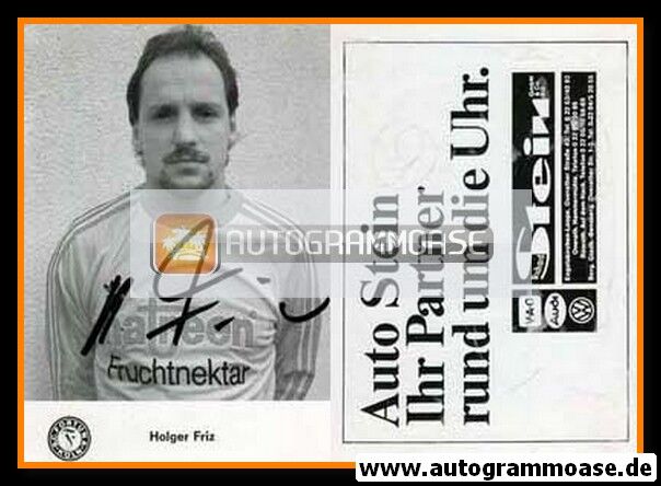 Autogramm Fussball | Fortuna Köln | 1989 | Holger FRIZ