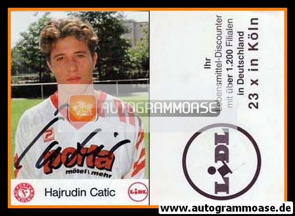 Autogramm Fussball | Fortuna Köln | 1993 | Hajrudin CATIC
