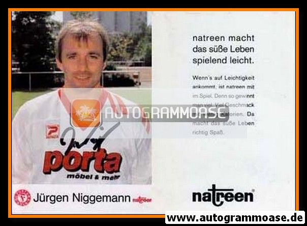 Autogramm Fussball | Fortuna Köln | 1993 | Jürgen NIGGEMANN
