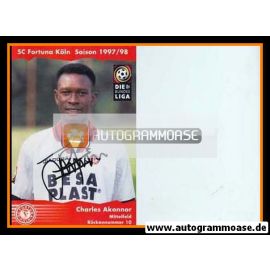 Autogramm Fussball | Fortuna Köln | 1997 | Charles AKONNOR