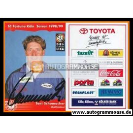 Autogramm Fussball | Fortuna Köln | 1998 | Harald SCHUMACHER