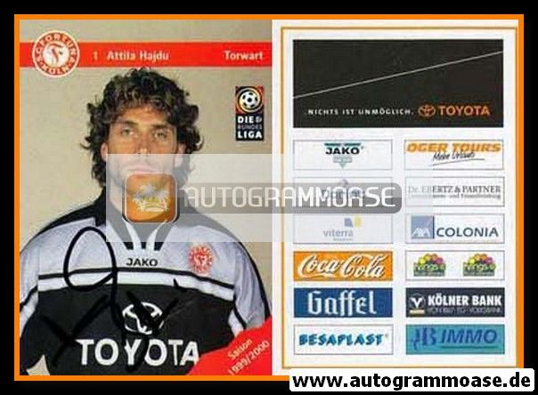 Autogramm Fussball | Fortuna Köln | 1999 | Attila HAJDU
