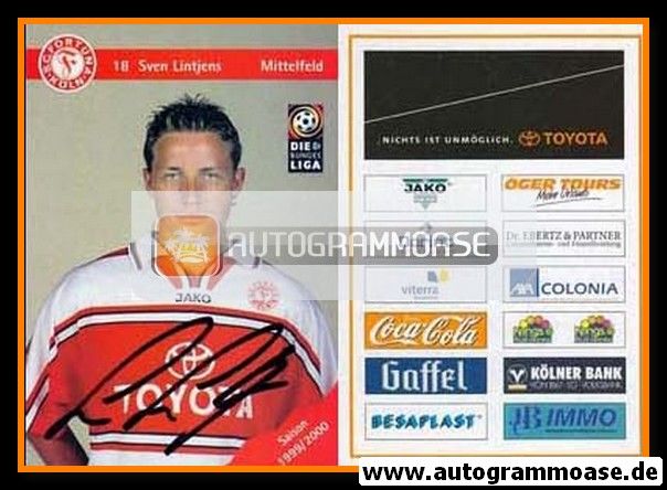 Autogramm Fussball | Fortuna Köln | 1999 | Sven LINTJENS