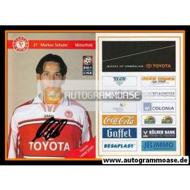 Autogramm Fussball | Fortuna Köln | 1999 | Markus SCHULER