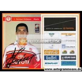 Autogramm Fussball | Fortuna Köln | 1999 | Harutyun VARDANYAN