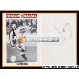 Autogramm Fussball | KSV Hessen Kassel | 1980er | Gerd GRAU (Spielszene)