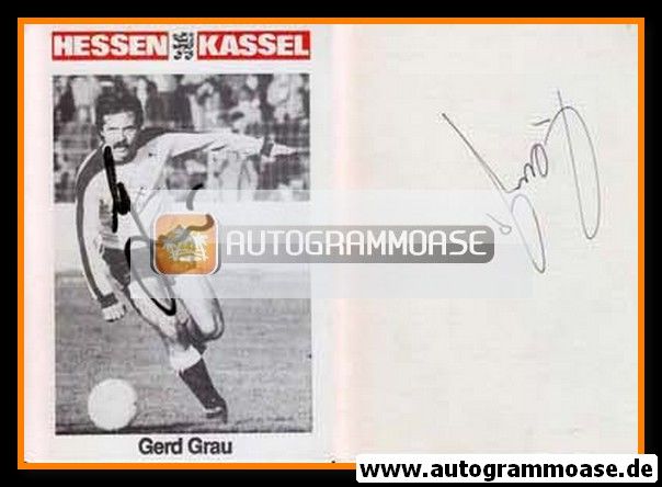 Autogramm Fussball | KSV Hessen Kassel | 1980er | Gerd GRAU (Spielszene)