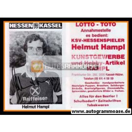 Autogramm Fussball | KSV Hessen Kassel | 1982 | Helmut HAMPL