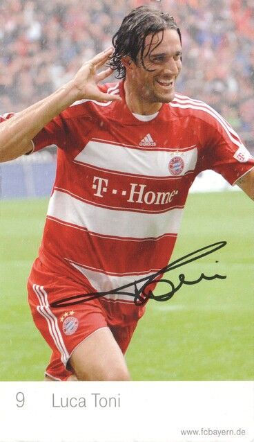 Autogramm Fussball | FC Bayern München | 2007 Druck | Luca TONI