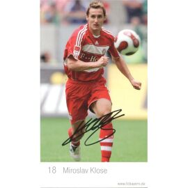 Autogramm Fussball | FC Bayern München | 2007 Druck | Miroslav KLOSE