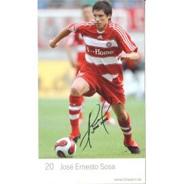 Autogramm Fussball | FC Bayern München | 2007 Druck | Jose Ernesto SOSA