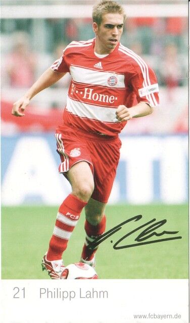 Autogramm Fussball | FC Bayern München | 2007 Druck | Philipp LAHM