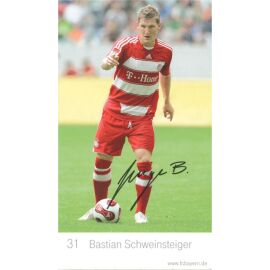 Autogramm Fussball | FC Bayern München | 2007 Druck | Bastian SCHWEINSTEIGER