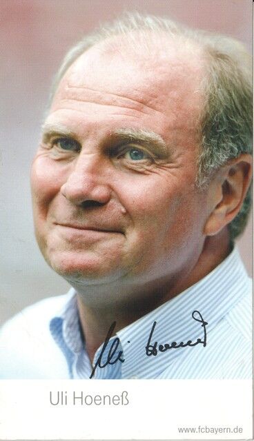 Autogramm Fussball | FC Bayern München | 2007 Druck | Uli HOENESS