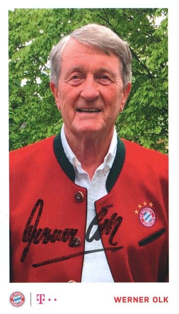 Autogramm Fussball | FC Bayern München | 2020er Legends | Werner OLK