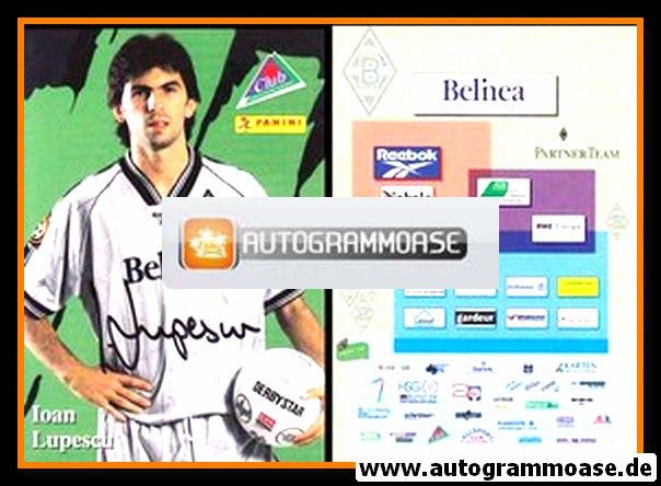 Autogramm Fussball | Borussia Mönchengladbach | 1997 | Ioan LUPESCU