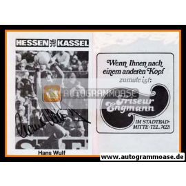 Autogramm Fussball | KSV Hessen Kassel | 1980er | Hans WULF (Spielszene)