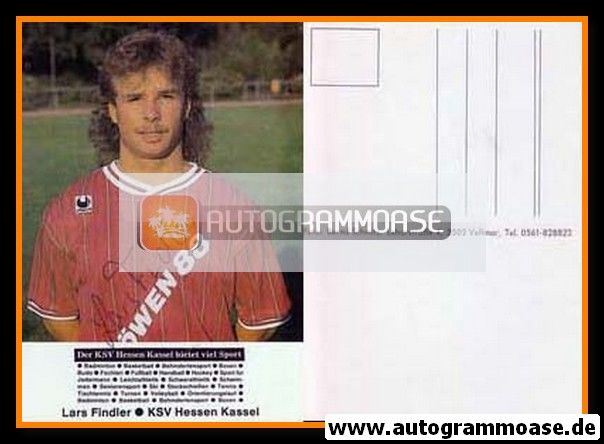 Autogramm Fussball | KSV Hessen Kassel | 1989 | Lars FINDLER