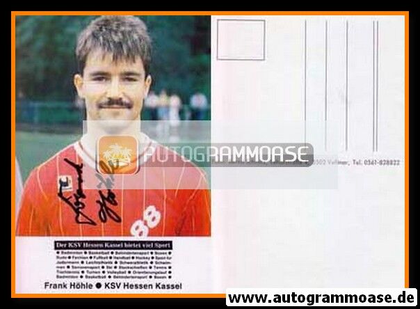 Autogramm Fussball | KSV Hessen Kassel | 1989 | Frank HÖHLE