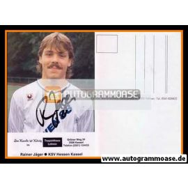 Autogramm Fussball | KSV Hessen Kassel | 1989 | Rainer JÄGER