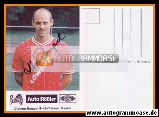 Autogramm Fussball | KSV Hessen Kassel | 1989 | Dietmar ROMPEL