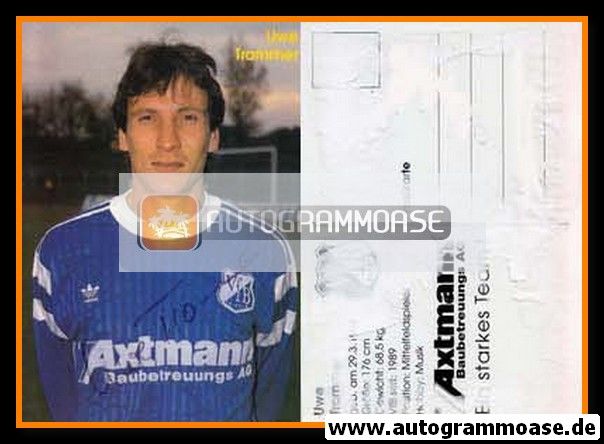 Autogramm Fussball | VfB Leipzig | 1991 | Uwe TROMMER