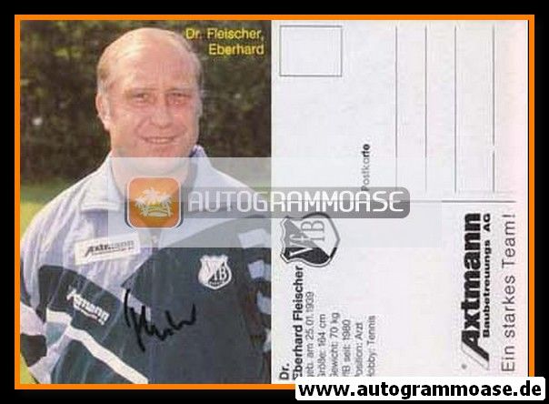 Autogramm Fussball | VfB Leipzig | 1993 | Dr. Eberhard FLEISCHER