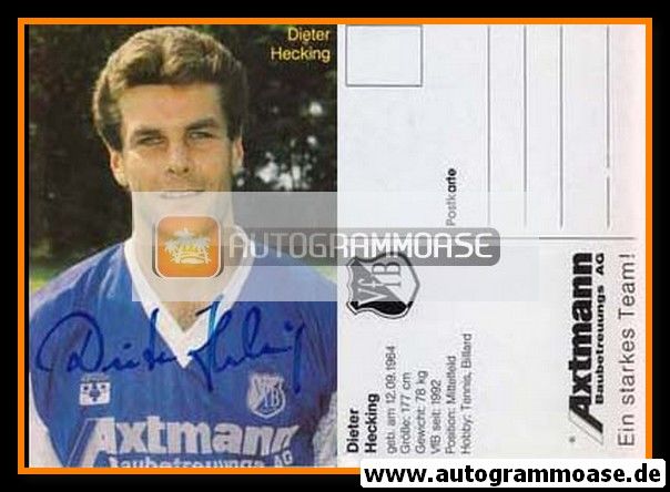 Autogramm Fussball | VfB Leipzig | 1993 | Dieter HECKING