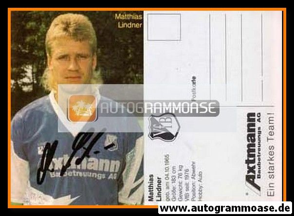 Autogramm Fussball | VfB Leipzig | 1993 | Matthias LINDNER
