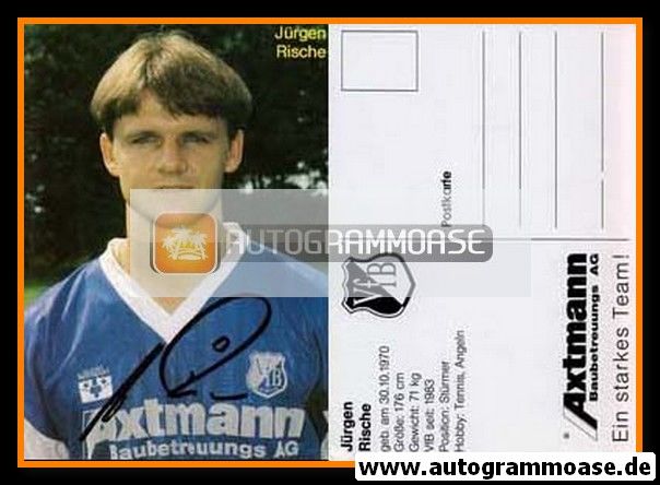 Autogramm Fussball | VfB Leipzig | 1993 | Jürgen RISCHE
