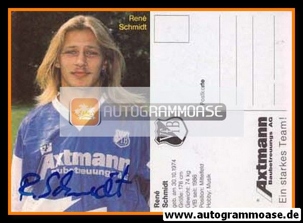 Autogramm Fussball | VfB Leipzig | 1993 | Rene SCHMIDT