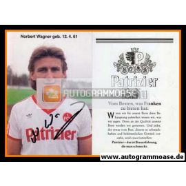 Autogramm Fussball | 1. FC Nürnberg | 1985 | Norbert WAGNER