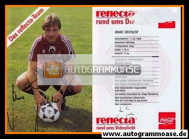 Autogramm Fussball | 1. FC Nürnberg | 1991 | Marc OECHLER