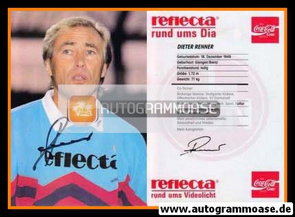 Autogramm Fussball | 1. FC Nürnberg | 1992 | Dieter RENNER
