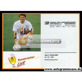 Autogramm Fussball | VfL Osnabrück | 1988 | Ralf HESKAMP