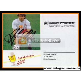 Autogramm Fussball | VfL Osnabrück | 1988 | Stefan HOLZE