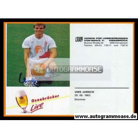 Autogramm Fussball | VfL Osnabrück | 1988 | Uwe JURSCH