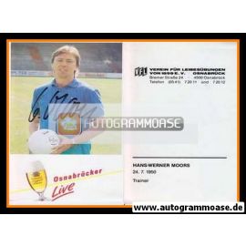 Autogramm Fussball | VfL Osnabrück | 1988 | Hans-Werner MOORS