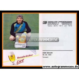 Autogramm Fussball | VfL Osnabrück | 1988 | Uwe SEILER