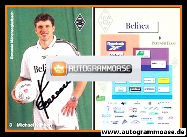 Autogramm Fussball | Borussia M&ouml;nchengladbach | 1998 | Michael KLINKERT