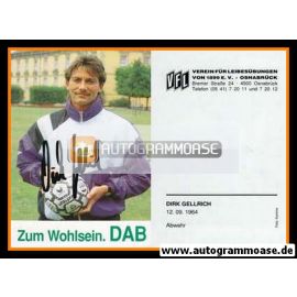Autogramm Fussball | VfL Osnabrück | 1991 | Dirk GELLRICH