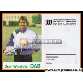 Autogramm Fussball | VfL Osnabrück | 1991 | Ralf HESKAMP