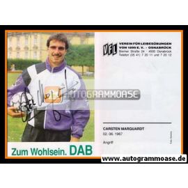 Autogramm Fussball | VfL Osnabrück | 1991 | Carsten MARQUARDT