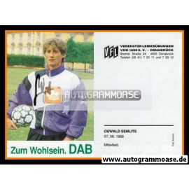 Autogramm Fussball | VfL Osnabrück | 1991 | Oswald SEMLITS