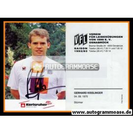 Autogramm Fussball | VfL Osnabrück | 1992 | Gerhard KISSLINGER