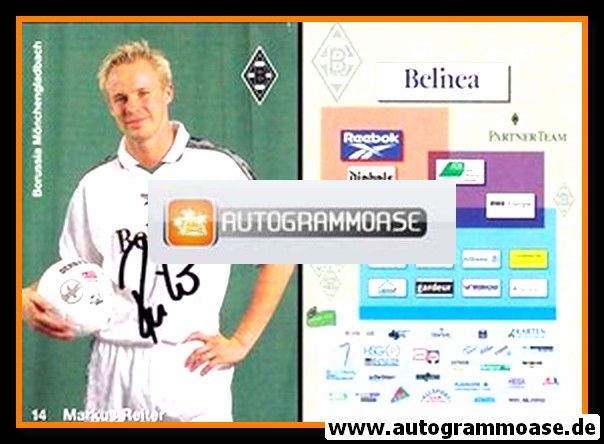 Autogramm Fussball | Borussia M&ouml;nchengladbach | 1998 | Markus REITER