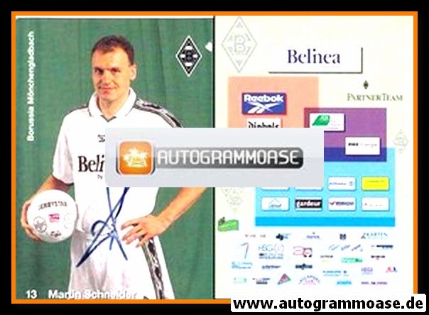 Autogramm Fussball | Borussia M&ouml;nchengladbach | 1998 | Martin SCHNEIDER