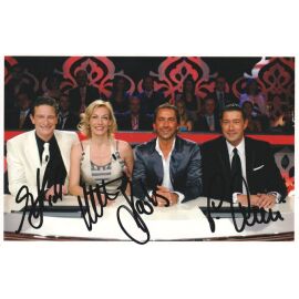 Autogramm Musik / TV | LETS DANCE | 2007 Foto (Gruppenbild Color XM) + 4 AG