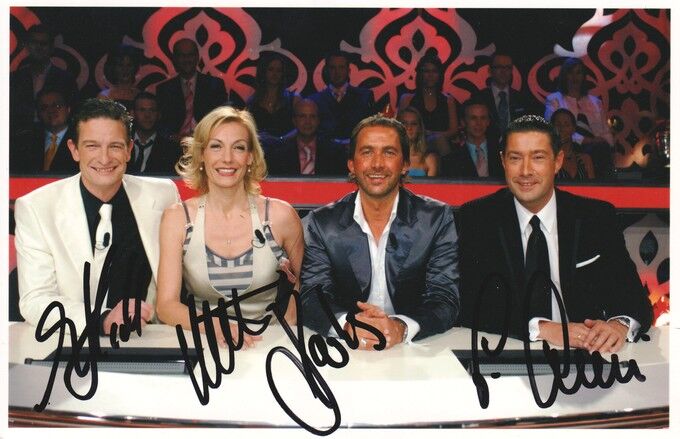 Autogramm Musik / TV | LETS DANCE | 2007 Foto (Gruppenbild Color XM) + 4 AG