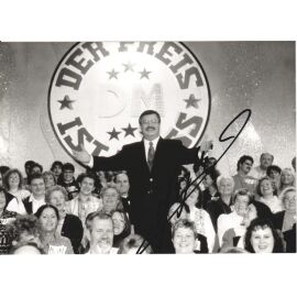 Autogramm TV | RTL | Harry WIJNVOORD | 1996 Foto (Portrait SW XM) "Preis Ist Heiss"